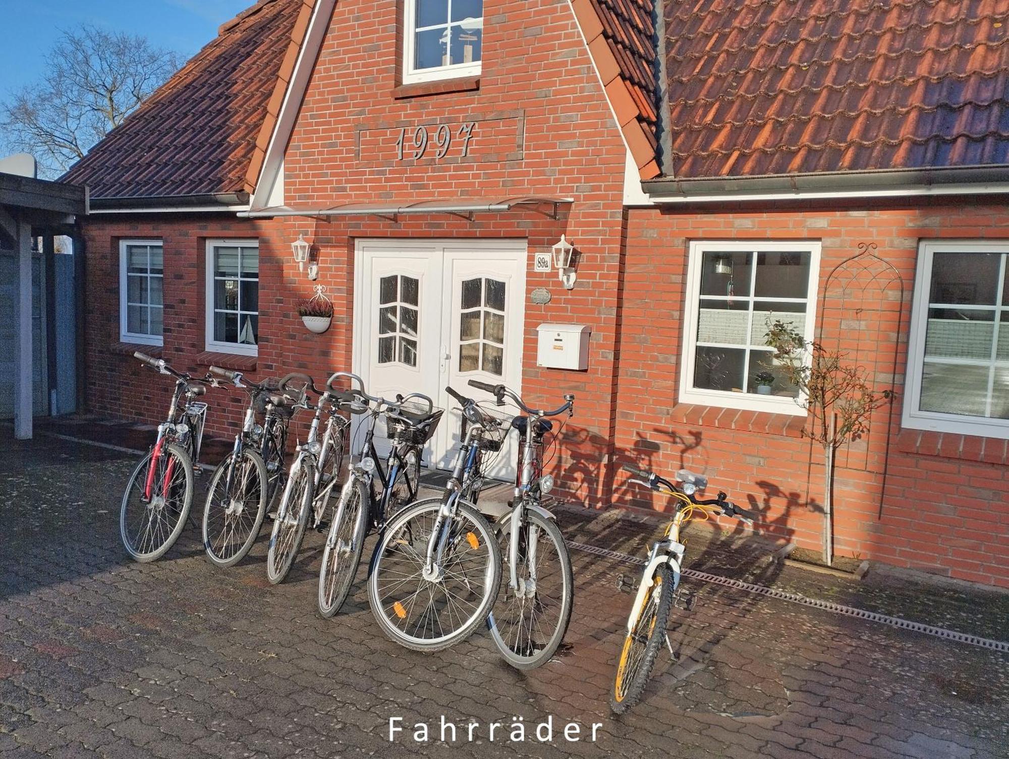 Nordseehaus Husum Mit Fahrraedern Exterior foto